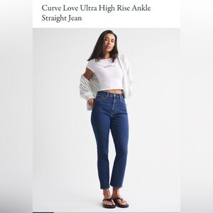 AF Curve Love Ankle Straight Jeans